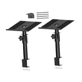 Maxbell Clamp Desktop Speaker Stand Audio Holder for Computer and Bookshelf Speakers 2 pieces