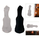 Maxbell Violin Dust Cover Easy Maintenance Washable Comfortable Soft Dust Protection Gray