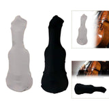 Maxbell Violin Dust Cover Easy Maintenance Washable Comfortable Soft Dust Protection Gray