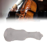 Maxbell Violin Dust Cover Easy Maintenance Washable Comfortable Soft Dust Protection Gray