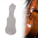 Maxbell Violin Dust Cover Easy Maintenance Washable Comfortable Soft Dust Protection Gray