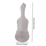 Maxbell Silk Cello Cover Soft Stylish with Drawstring Closure Sleeve Dust Protection Gray