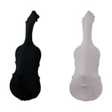 Maxbell Silk Cello Cover Soft Stylish with Drawstring Closure Sleeve Dust Protection Gray