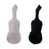 Maxbell Silk Cello Cover Soft Stylish with Drawstring Closure Sleeve Dust Protection Gray