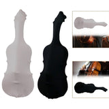 Maxbell Silk Cello Cover Soft Stylish with Drawstring Closure Sleeve Dust Protection Gray