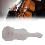 Maxbell Silk Cello Cover Soft Stylish with Drawstring Closure Sleeve Dust Protection Gray