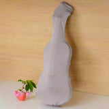 Maxbell Silk Cello Cover Soft Stylish with Drawstring Closure Sleeve Dust Protection Gray