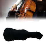Maxbell Violin Dust Cover Easy Maintenance Washable Comfortable Soft Dust Protection Black