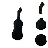 Maxbell Silk Cello Cover Soft Stylish with Drawstring Closure Sleeve Dust Protection Black