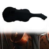 Maxbell Silk Cello Cover Soft Stylish with Drawstring Closure Sleeve Dust Protection Black