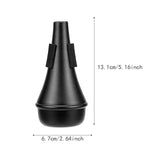 Maxbell Trumpet Straight Mute Portable Wind Instrument Practice Mute for Performance