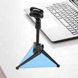 Maxbell Desktop Microphone Stand Tripod Mic Mount for Meeting Broadcasting Recording