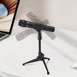Maxbell Desktop Microphone Stand Tripod Mic Mount for Meeting Broadcasting Recording