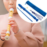 Maxbell Soprano Recorder Instrument with Cleaning Rod Convenient Easy to Play 8 Hole