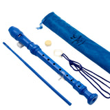 Maxbell Soprano Recorder Instrument with Cleaning Rod Convenient Easy to Play 8 Hole