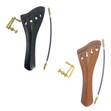 Maxbell 4/4 Violin Tailpiece Portable Fine Workmanship Replacement for Beginner Gift Black