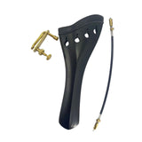 Maxbell 4/4 Violin Tailpiece Portable Fine Workmanship Replacement for Beginner Gift Black