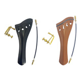 Maxbell 4/4 Violin Tailpiece Portable Fine Workmanship Replacement for Beginner Gift Black