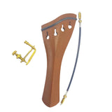 Maxbell 4/4 Violin Tailpiece Portable Fine Workmanship Replacement for Beginner Gift Brown