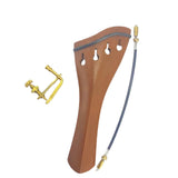 Maxbell 4/4 Violin Tailpiece Portable Fine Workmanship Replacement for Beginner Gift Brown