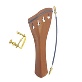 Maxbell 4/4 Violin Tailpiece Portable Fine Workmanship Replacement for Beginner Gift Brown