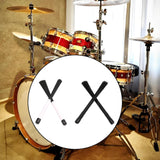 Maxbell Drum Stick Brushes Wave Drum Brush for Stage Performance Jazz Folk Rock Band White