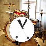 Maxbell Drum Stick Brushes Wave Drum Brush for Stage Performance Jazz Folk Rock Band White