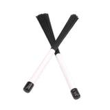 Maxbell Drum Stick Brushes Wave Drum Brush for Stage Performance Jazz Folk Rock Band White