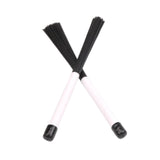 Maxbell Drum Stick Brushes Wave Drum Brush for Stage Performance Jazz Folk Rock Band White