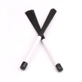Maxbell Drum Stick Brushes Wave Drum Brush for Stage Performance Jazz Folk Rock Band White