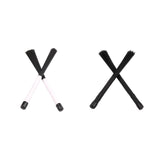 Maxbell Drum Stick Brushes Wave Drum Brush for Stage Performance Jazz Folk Rock Band White
