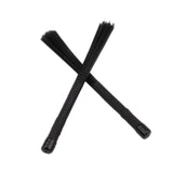 Maxbell Drum Stick Brushes Wave Drum Brush for Stage Performance Jazz Folk Rock Band Black
