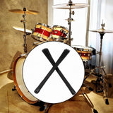 Maxbell Drum Stick Brushes Wave Drum Brush for Stage Performance Jazz Folk Rock Band Black