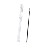 Maxbell Soprano Recorder Instrument Flute 8 Hole Treble Flute Entertainment Clear