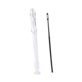 Maxbell Soprano Recorder Instrument Flute 8 Hole Treble Flute Entertainment Clear