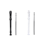 Maxbell Soprano Recorder Instrument Flute 8 Hole Treble Flute Entertainment Clear