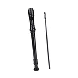 Maxbell Soprano Recorder Instrument Flute 8 Hole Treble Flute Entertainment Black