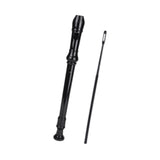 Maxbell Soprano Recorder Instrument Flute 8 Hole Treble Flute Entertainment Black