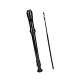 Maxbell Soprano Recorder Instrument Flute 8 Hole Treble Flute Entertainment Black