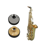 Maxbell Alto Saxophone Mute Accessory Music Sound Dampener for Beginners Silver