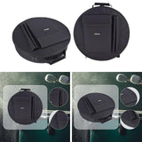 Maxbell Drum Bag Backpack with Carry Handle Drummers Adjustable Straps Carrying Case 40cmx10cm