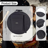 Maxbell Drum Bag Backpack with Carry Handle Drummers Adjustable Straps Carrying Case 50cmx10cm