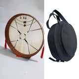 Maxbell Round Gong Bag Tambourine Case Versatile for Percussion Instrument Thickened