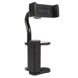 Maxbell Guitar Phone Holder Mount Black Phone Clamp for 6-10cm Thick Guitars/ukulele