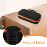 Maxbell Microphone Case Hard with Handle Organizer Shockproof EVA Hard Carrying Case