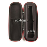 Maxbell Handheld Microphone Case with Carry Handle Shockproof EVA Portable Organizer