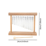 Maxbell Table Top Wind Chime Relaxing Hand Chimes for Practice Performance Classroom