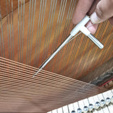 Maxbell Piano String Guide Compact Metal Adjustable Length Heavy-duty Stringing Tool