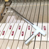 Maxbell Piano String Guide Compact Metal Adjustable Length Heavy-duty Stringing Tool