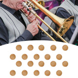 Maxbell 20x Trumpet Cork Pads Trumpet Repairing Cork Pads for Cornet Wind Instrument S